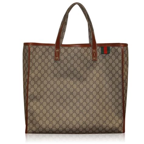 gucci bag canvas|gucci coated canvas tote.